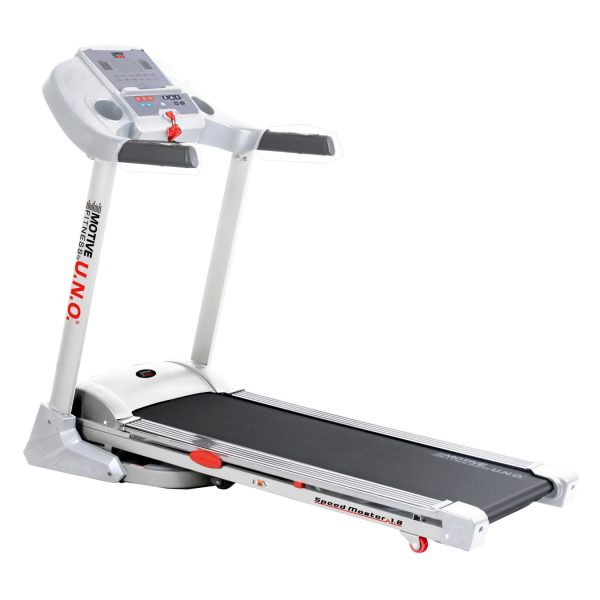 Motive Fitness by U.N.O. Laufband Speed Master 1.8 weiß-silber