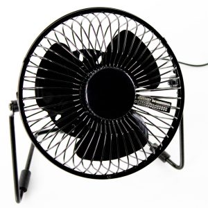 arcotec USB Tischventilator Ventilator mit LED-Anzeige für Temperatur