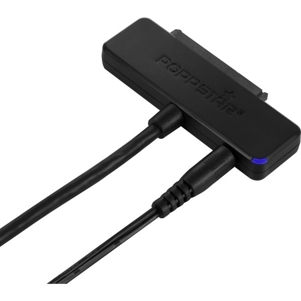 Poppstar USB 3.1 Gen. 2 Typ-C  S-ATA Adapter für 2