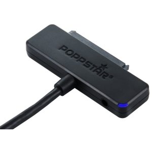 Poppstar USB 3.1 Gen. 2 Typ-C  S-ATA Adapter für 2