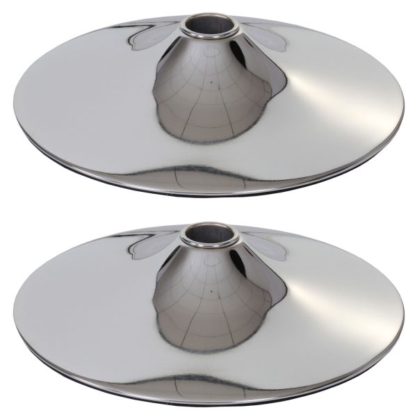 2x Fußplatte Fuß Fußteller für Barhocker Loungesessel