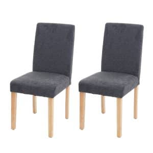 2x Esszimmerstuhl Stuhl Küchenstuhl Littau ~ Textil