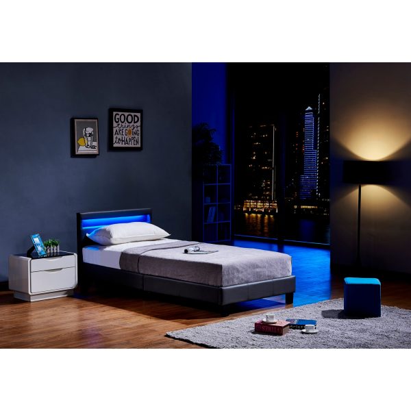 Home Deluxe LED Bett Astro 90x200