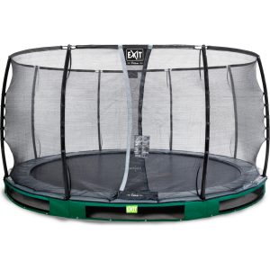 EXIT Elegant Ground Premium 427 (14ft) + Sicherheitsnetz Deluxe Rund grün