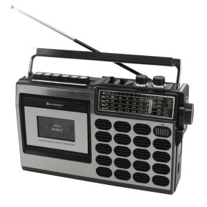 Soundmaster RR18SW Retro-Radio mit Kassettenrekorder USB/SB encoding