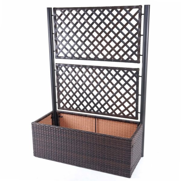 Poly-Rattan Rankgitter MCW-D76