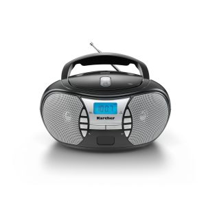 Karcher RR5025-B Boombox mit CD-Player und Radio