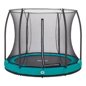 Salta Trampoline - Comfort Edition Ground - rund - Ø213cm - Schutzrand Grün