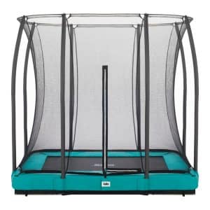 Salta Trampoline - Comfort Edition Ground- rechteckig - 214 x 153cm - Schutzrand Grün