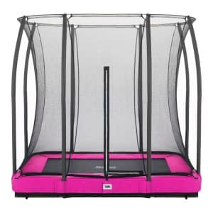 Salta Trampoline - Comfort Edition Ground- rechteckig - 214 x 153cm - Schutzrand Pink