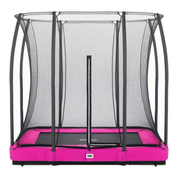 Salta Trampoline - Comfort Edition Ground- rechteckig - 214 x 153cm - Schutzrand Pink