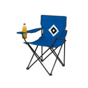 HSV Campingstuhl faltbar 80x50cm blau mit Logo