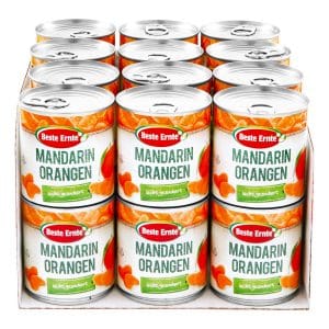 Beste Ernte Mandarin-Orangen leicht gezuckert 175 g