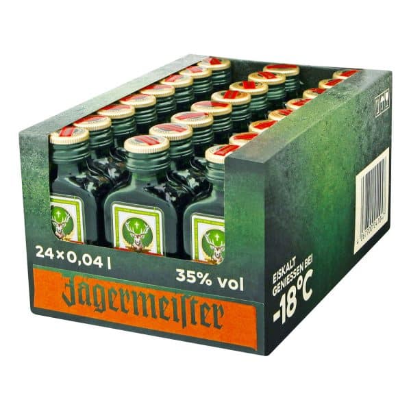 Jägermeister Kräuterlikör 35 % Vol. 40 ml