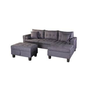 Home Deluxe Polsterecke Rom Sofa links