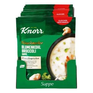 Knorr Feinschmecker Blumenkohl Broccoli Suppe ergibt 0