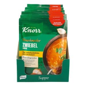 Knorr Feinschmecker Zwiebelsuppe ergibt 0