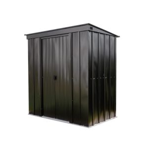 Spacemaker Metallgerätehaus 6x4 Pultdach onyx schwarz