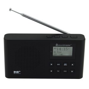Soundmaster DAB160SW DAB+/UKW Digitalradio mit eingebautem Li-Io-Akku