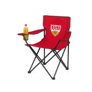 VFB Campingstuhl faltbar 80x50cm rot mit Logo