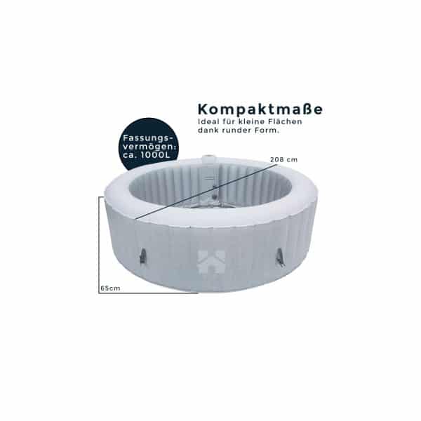 HOME DELUXE Outdoor Whirlpool «Splash»