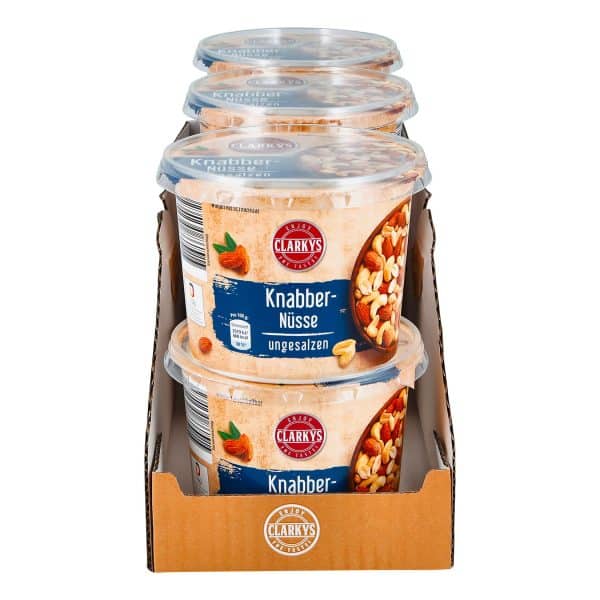 Clarkys Knabber-Nüsse ungesalzen 275 g