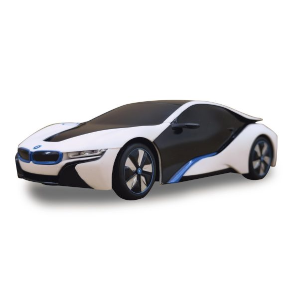 BMW I8 1:24 weiß/gelb 2