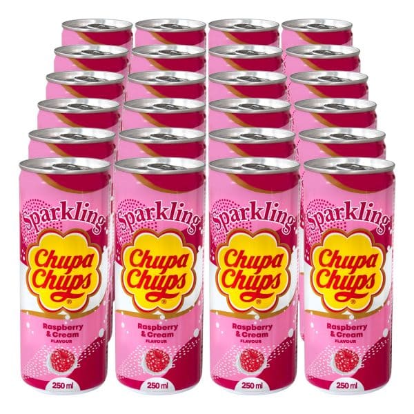 Chupa Chups Sparkling Raspberry & Cream Limonade 0