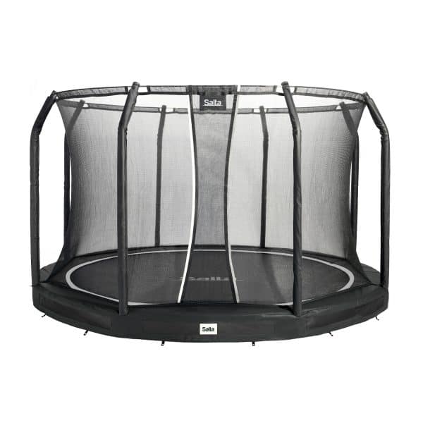 SALTA Premium Ground Trampolin ca. 396 cm - Rund Schwarz - versch. Ausführungen