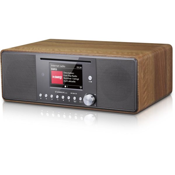 ALBRECHT DR 895 Hybridradio DAB+ / Internet / UKW / CD-Player / USB / Spotify versch. Farben