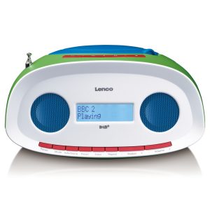 Lenco SCD-70 - Tragbares DAB+/FM- Radio CD/MP3-Player mit USB-Player - Mehrfarbig