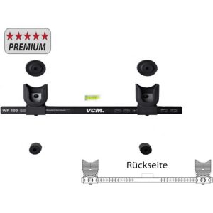 VCM Premium Universal TV LED LCD Wandhalterung flach Wandhalter flacher Halter "WF100 Fernseh-Aufhängung VESA