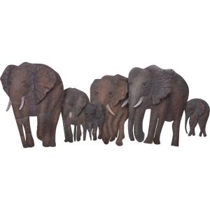 möbel direkt online Wanddekoration "Elefantenfamilie"