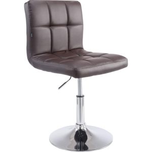 CLP 2er Set Lounger Palma V2 Mit Kunstlederbezug I 2 x Höhenverstellbarer Polsterstuhl Mit Rückenlehne... braun