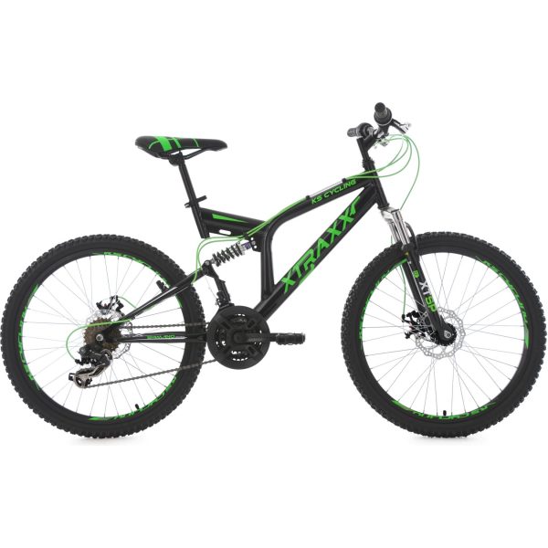 KS Cycling Kinder-Mountainbike 24 Zoll  Fully Xtraxx