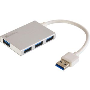 SANDBERG USB 3.0 Pocket Hub mit 4 Anschlüssen