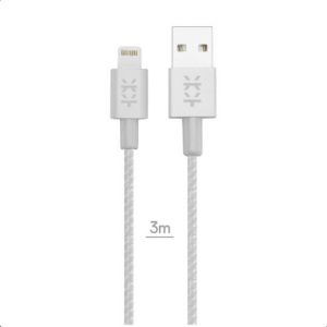 MIXBERRY Apple Lightning Kabel 3 m silber