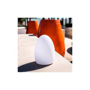 Akku LED Tischleuchte Egg mit App-Steuerung