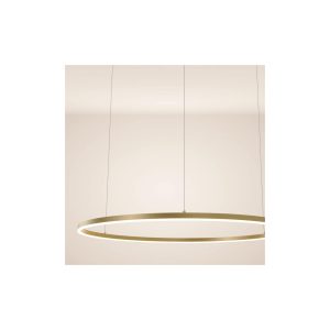 s.LUCE Ring 120 LED Pendelleuchte 5m Abhängung... Gold