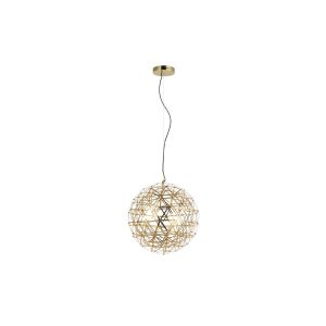 s.LUCE pro Atom 70 dimmbare LED-Pendelleuchte Metallkugel... Goldfarben