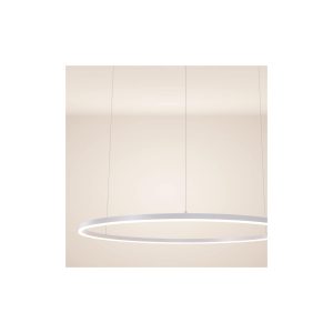 s.LUCE Ring 120 LED Pendelleuchte 5m Abhängung... Weiß