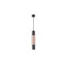 s.LUCE pro Hängelampe Crutch mit Deko Zylinder... Schwarz