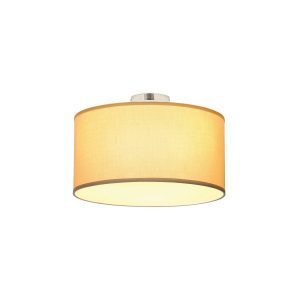 SLV Soprana Deckenleuchte CL-1 rund beiges Textil E27 max. 3x60W