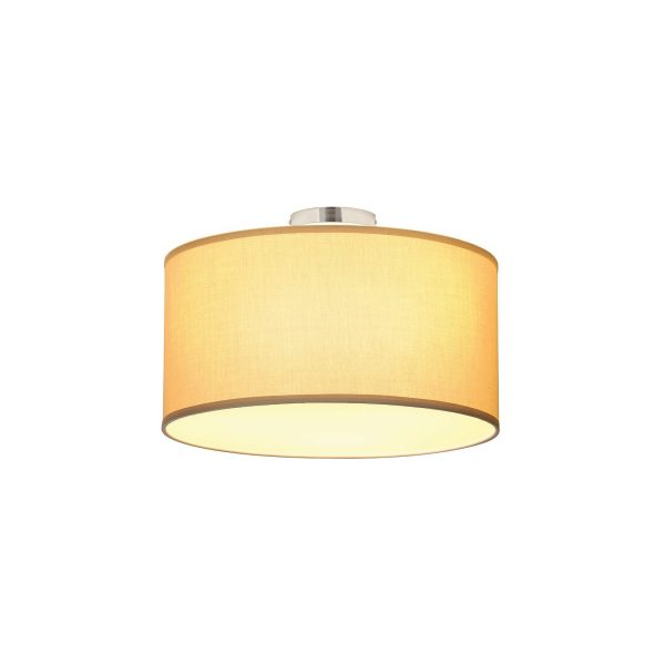SLV Soprana Deckenleuchte CL-1 rund beiges Textil E27 max. 3x60W