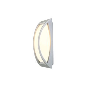 SLV MERIDIAN 2 Wandleuchte silbergrau E27 ESL max. 25W IP54
