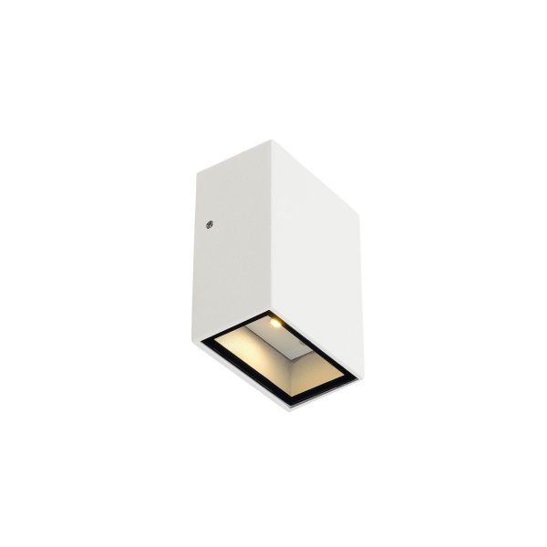 SLV Quad 1 Wandleuchte eckig weiß LED 1x3W 3000K