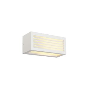 SLV Box-L E27 Wandleuchte eckig weiß E27 max. 18W