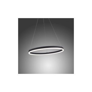 Ring M LED-Hängeleuchte dimmbar über Schalter Ø 60cm Anthrazit