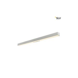 SLV Q-Line LED Wandleuchte Silbergrau 3000K