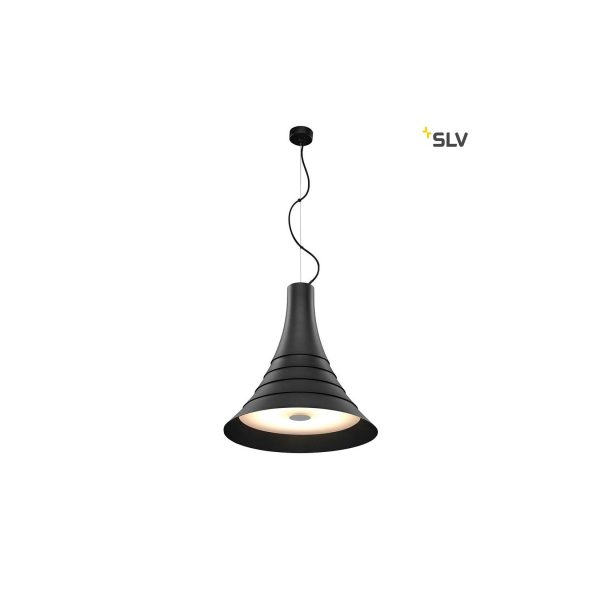 SLV Bato 45 LED Pendelleuchte Schwarz